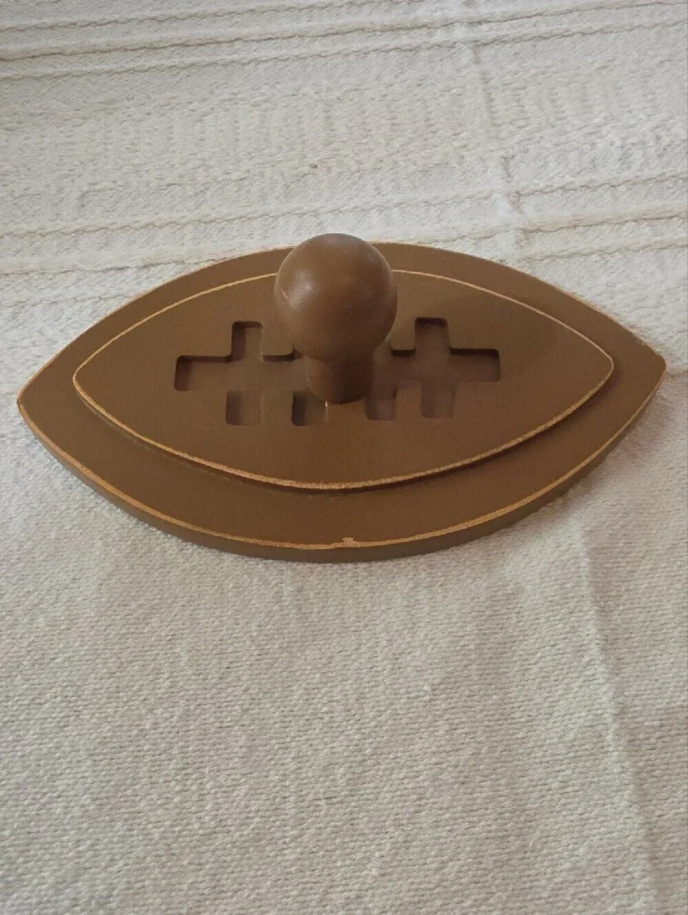 Decorative sports ball wood wall hooks for themed kids' rooms